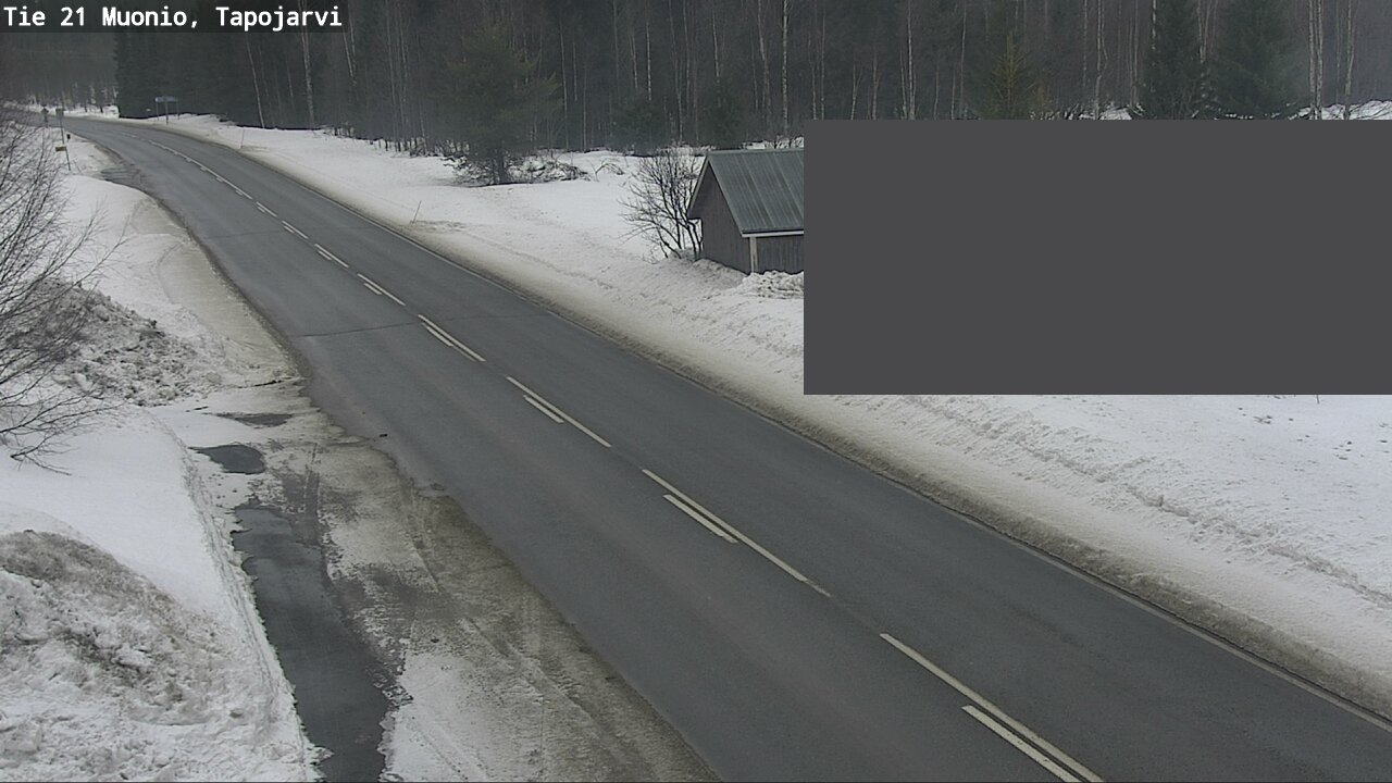 Weather Camera Image Väg 21 Muonio, Tapojärvi, Muonio, Lappi