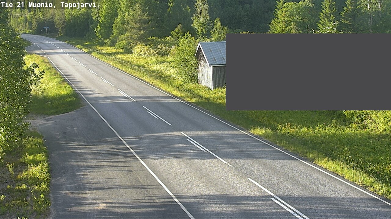 Kelikamerat Kuva Tie 21 Muonio, Tapojärvi, Muonio, Lappi