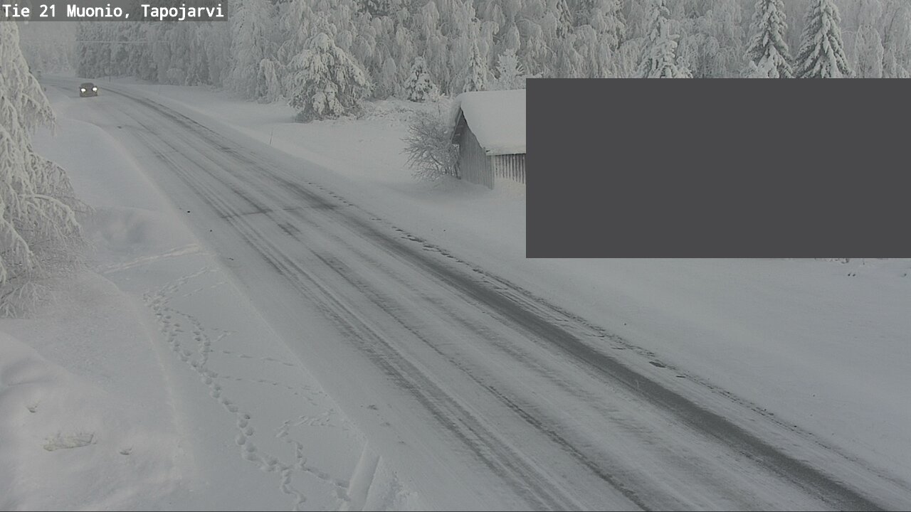 Kelikamerat Kuva Tie 21 Muonio, Tapojärvi, Muonio, Lappi