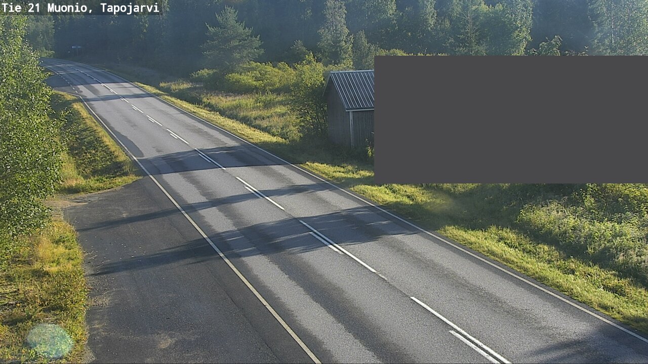Weather Camera Image Road 21 Muonio, Tapojärvi, Muonio, Lappi