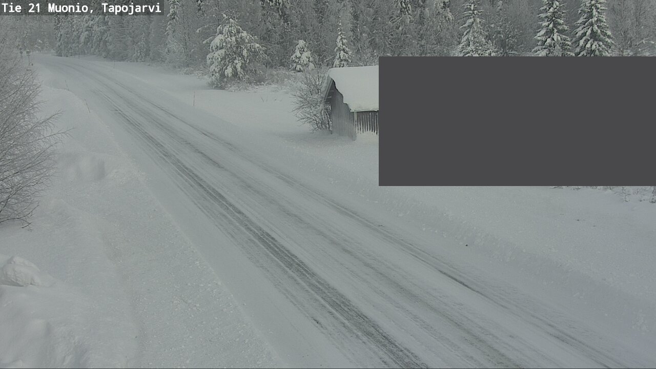 Weather Camera Image Väg 21 Muonio, Tapojärvi, Muonio, Lappi