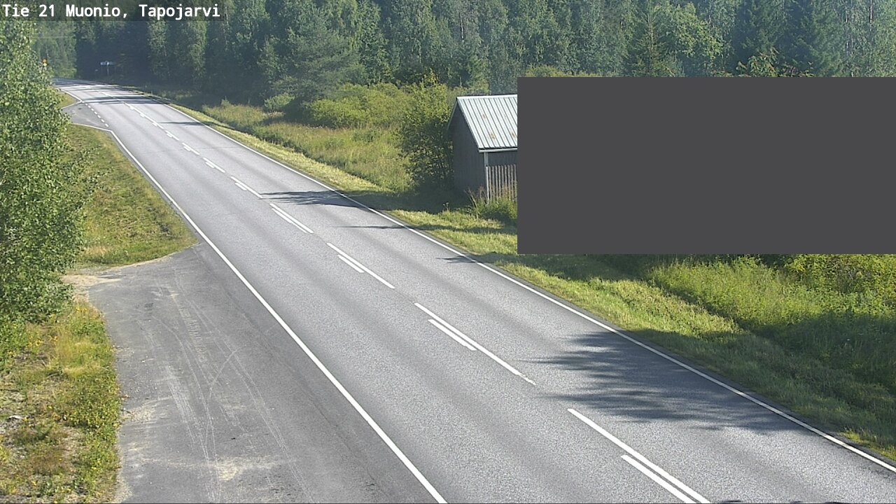 Weather Camera Image Road 21 Muonio, Tapojärvi, Muonio, Lappi