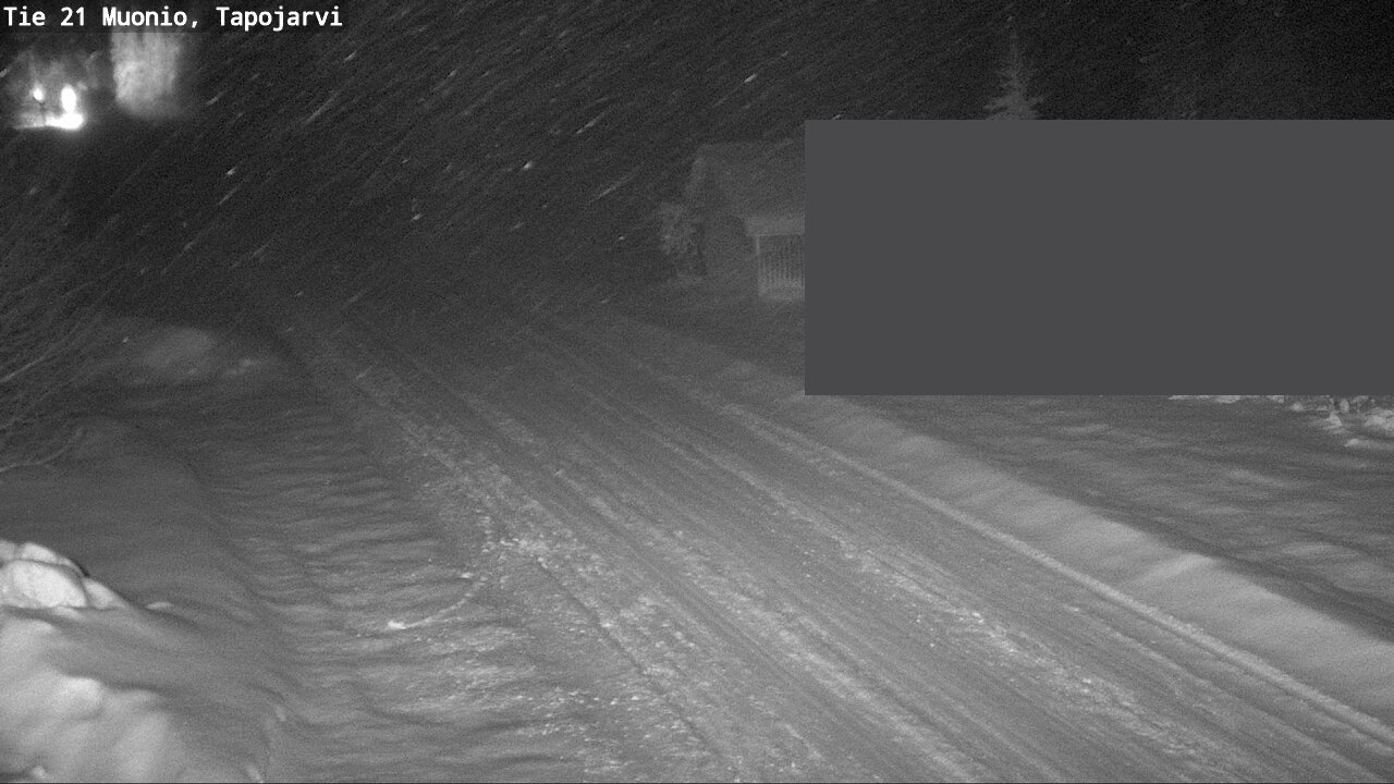 Weather Camera Image Väg 21 Muonio, Tapojärvi, Muonio, Lappi