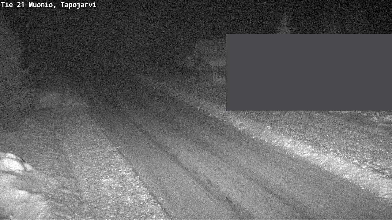 Weather Camera Image Väg 21 Muonio, Tapojärvi, Muonio, Lappi