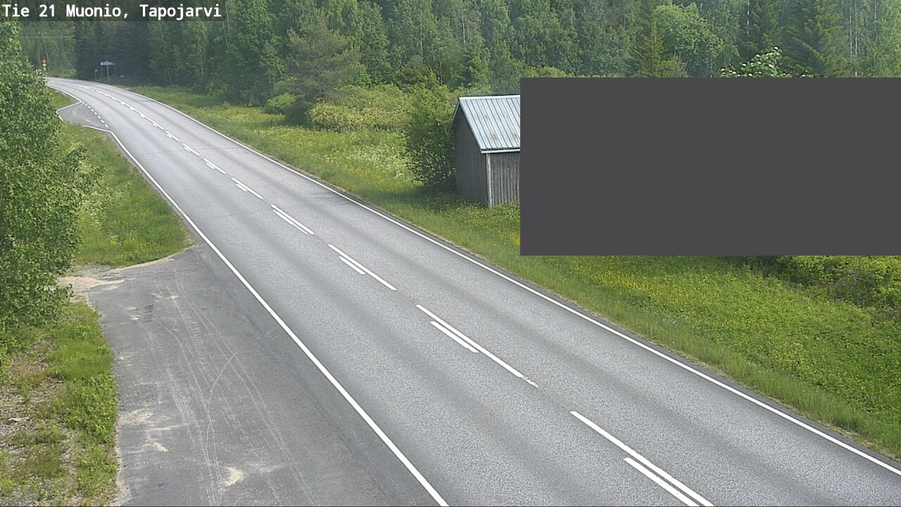 Kelikamerat Kuva Tie 21 Muonio, Tapojärvi, Muonio, Lappi