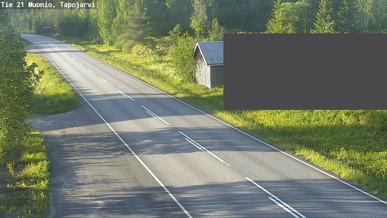 Kelikamerat Kuva Tie 21 Muonio, Tapojärvi, Muonio, Lappi