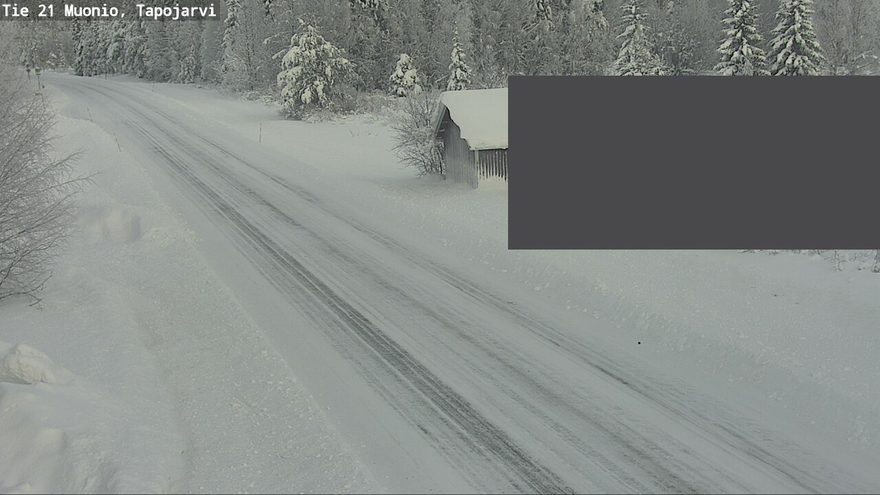 Weather Camera Image Väg 21 Muonio, Tapojärvi, Muonio, Lappi