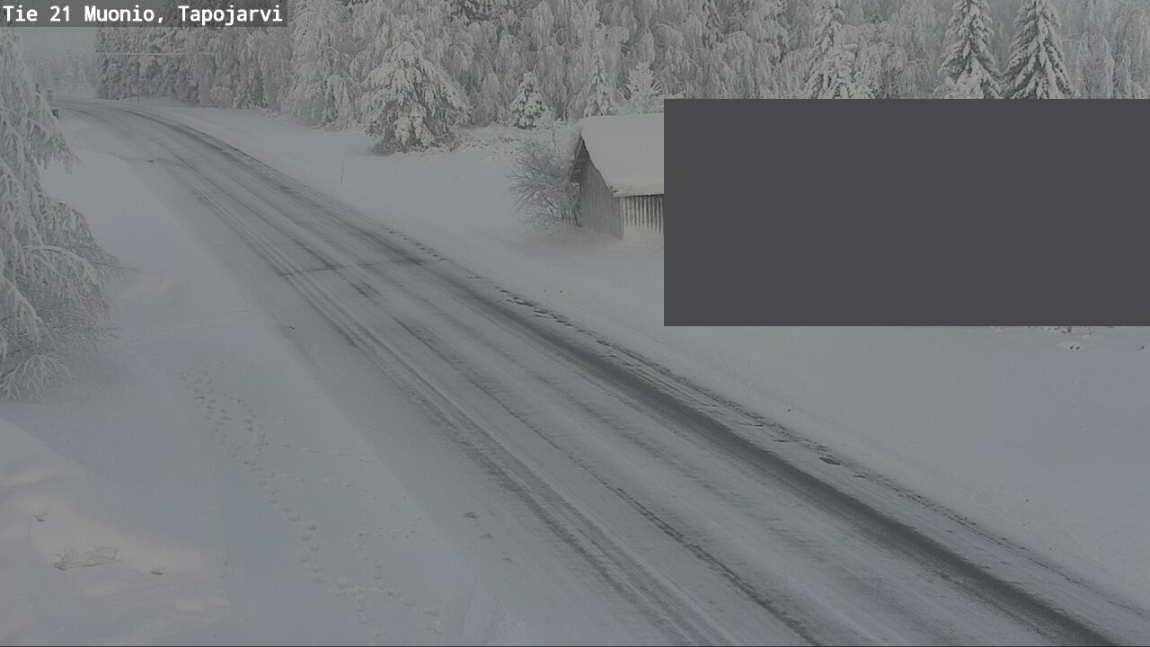 Kelikamerat Kuva Tie 21 Muonio, Tapojärvi, Muonio, Lappi