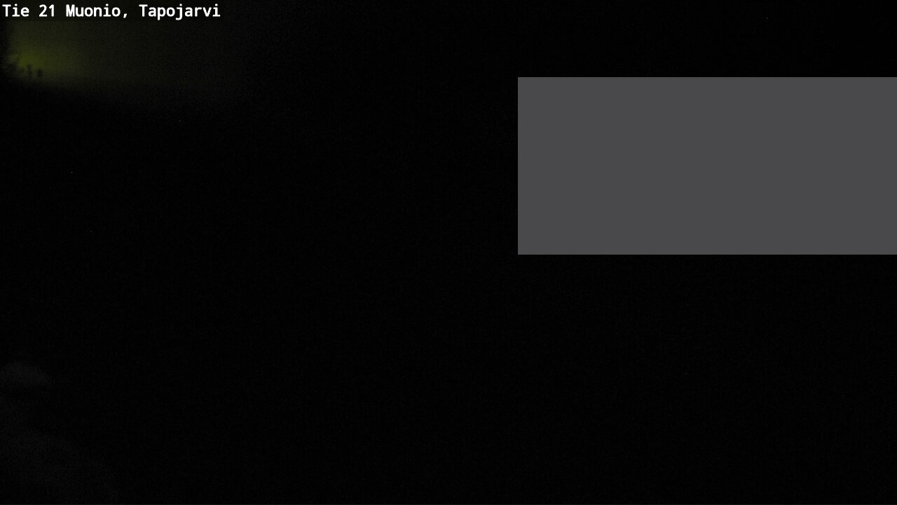 Weather Camera Image Väg 21 Muonio, Tapojärvi, Muonio, Lappi