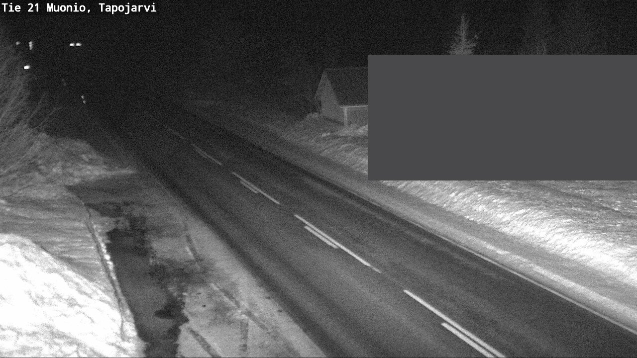 Weather Camera Image Väg 21 Muonio, Tapojärvi, Muonio, Lappi