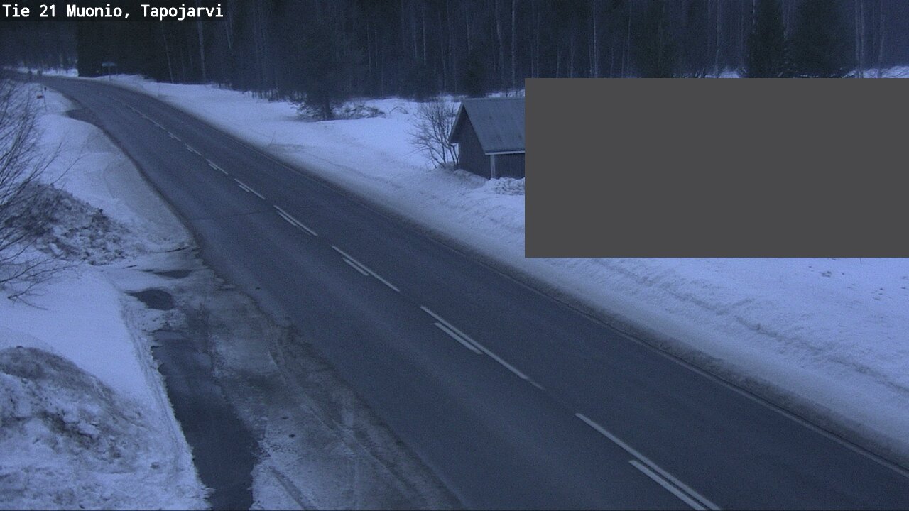 Weather Camera Image Väg 21 Muonio, Tapojärvi, Muonio, Lappi