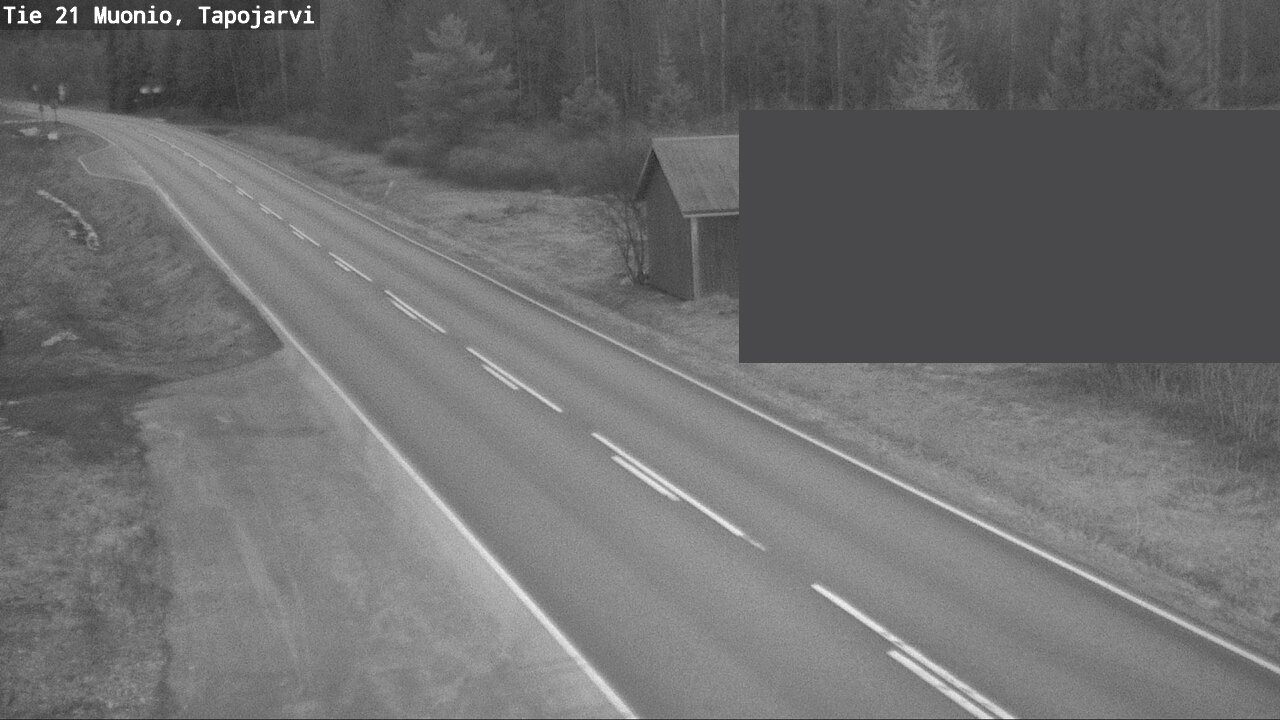 Weather Camera Image Road 21 Muonio, Tapojärvi, Muonio, Lappi