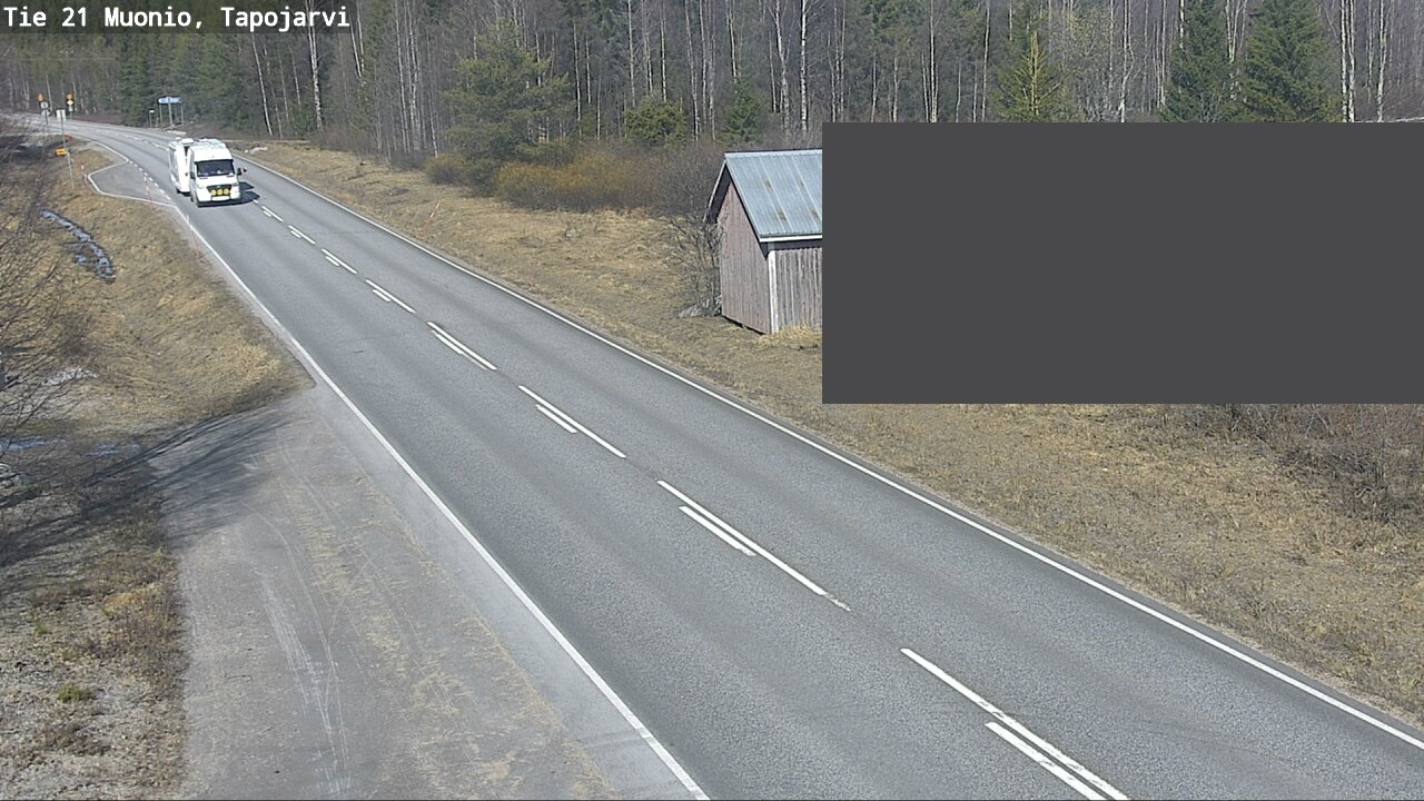 Kelikamerat Kuva Tie 21 Muonio, Tapojärvi, Muonio, Lappi