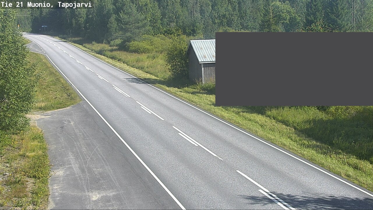 Weather Camera Image Road 21 Muonio, Tapojärvi, Muonio, Lappi