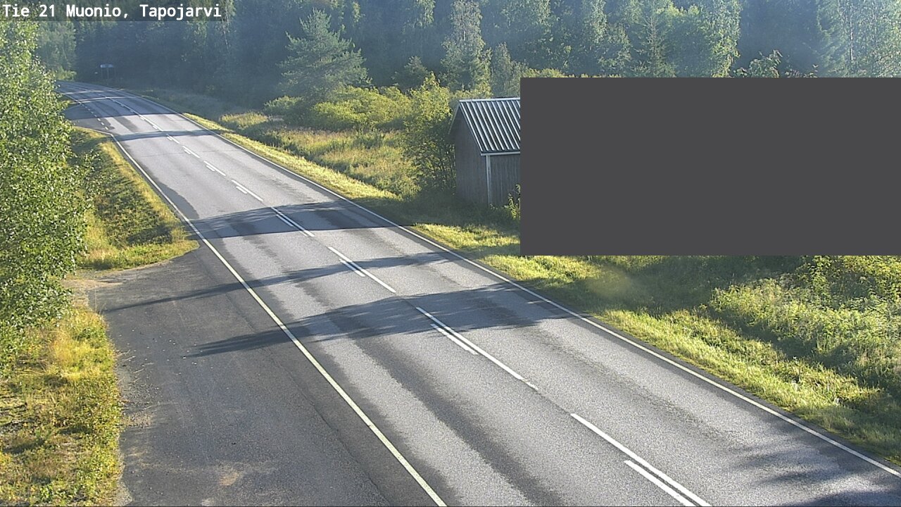 Weather Camera Image Road 21 Muonio, Tapojärvi, Muonio, Lappi