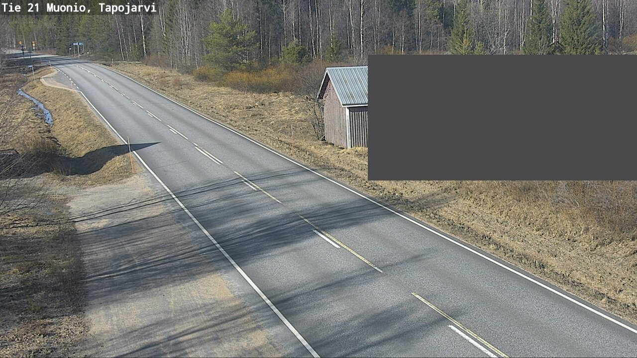 Weather Camera Image Väg 21 Muonio, Tapojärvi, Muonio, Lappi