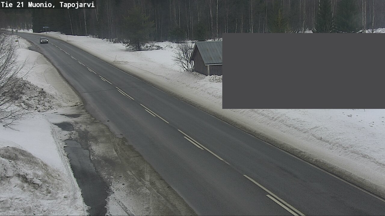 Weather Camera Image Väg 21 Muonio, Tapojärvi, Muonio, Lappi