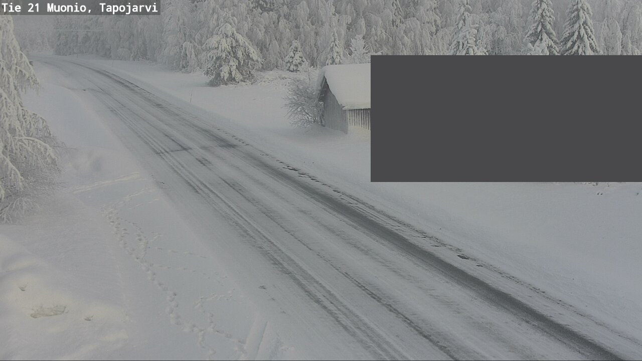 Kelikamerat Kuva Tie 21 Muonio, Tapojärvi, Muonio, Lappi