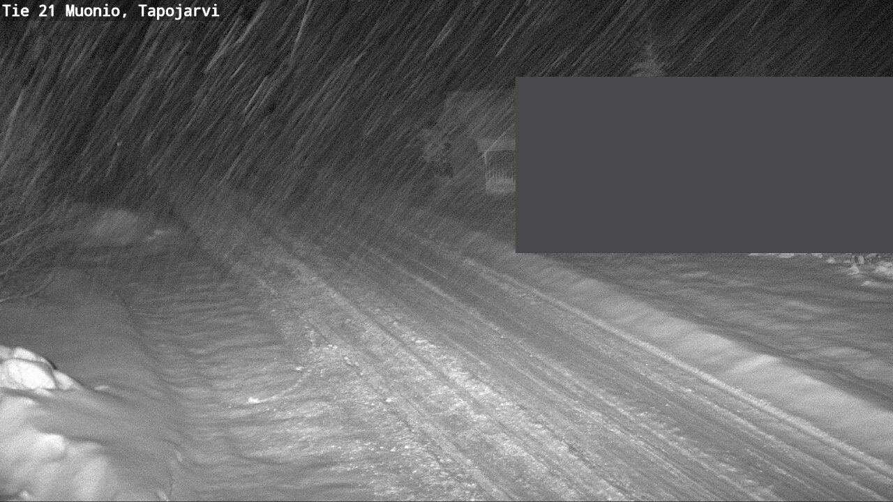 Weather Camera Image Väg 21 Muonio, Tapojärvi, Muonio, Lappi