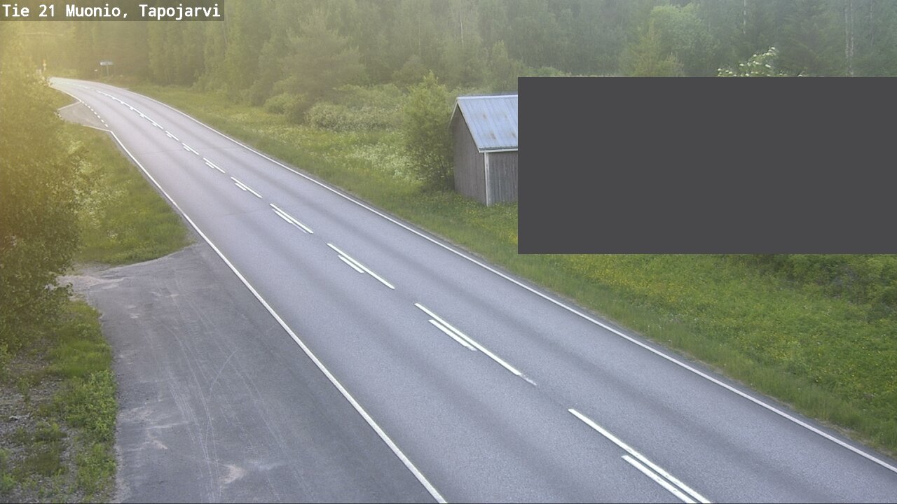 Kelikamerat Kuva Tie 21 Muonio, Tapojärvi, Muonio, Lappi