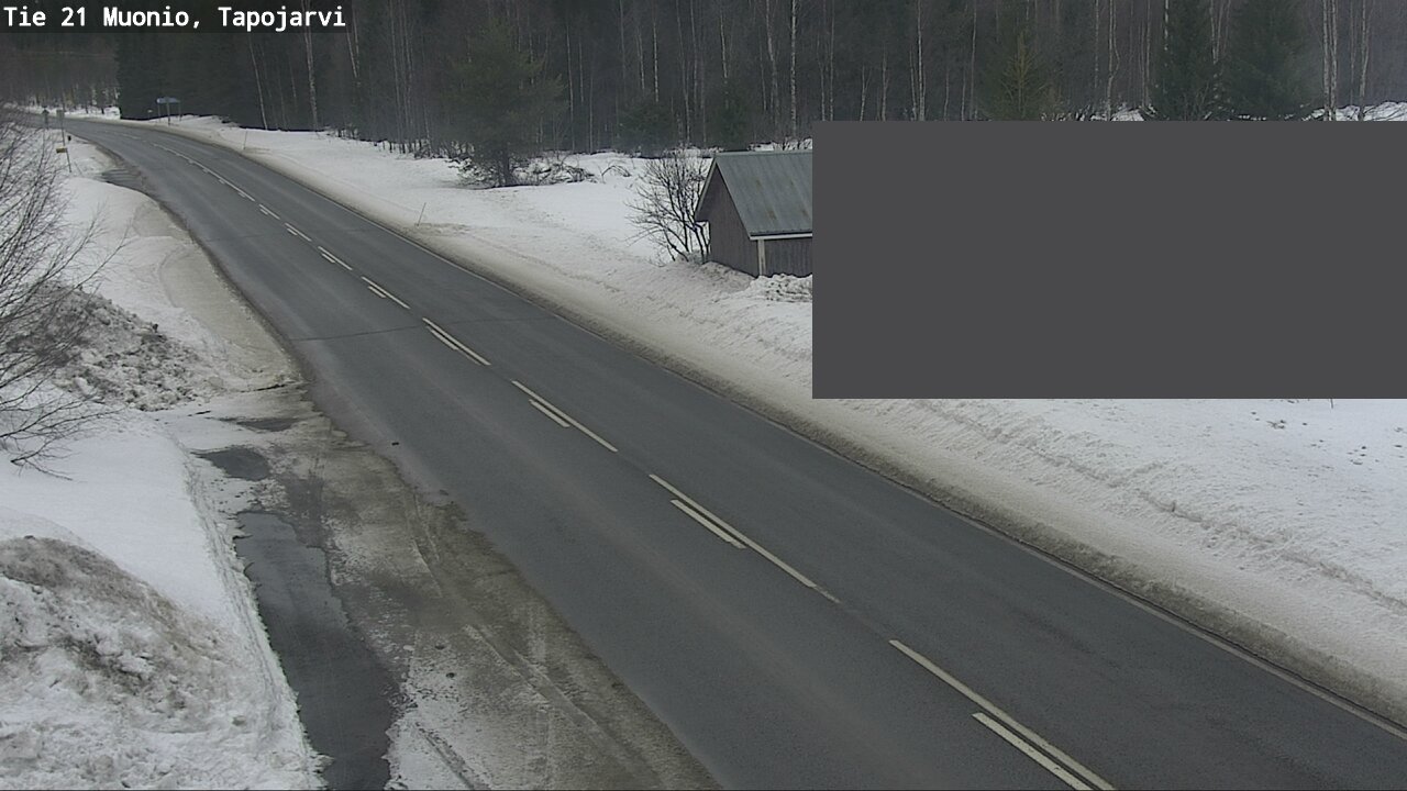 Weather Camera Image Väg 21 Muonio, Tapojärvi, Muonio, Lappi