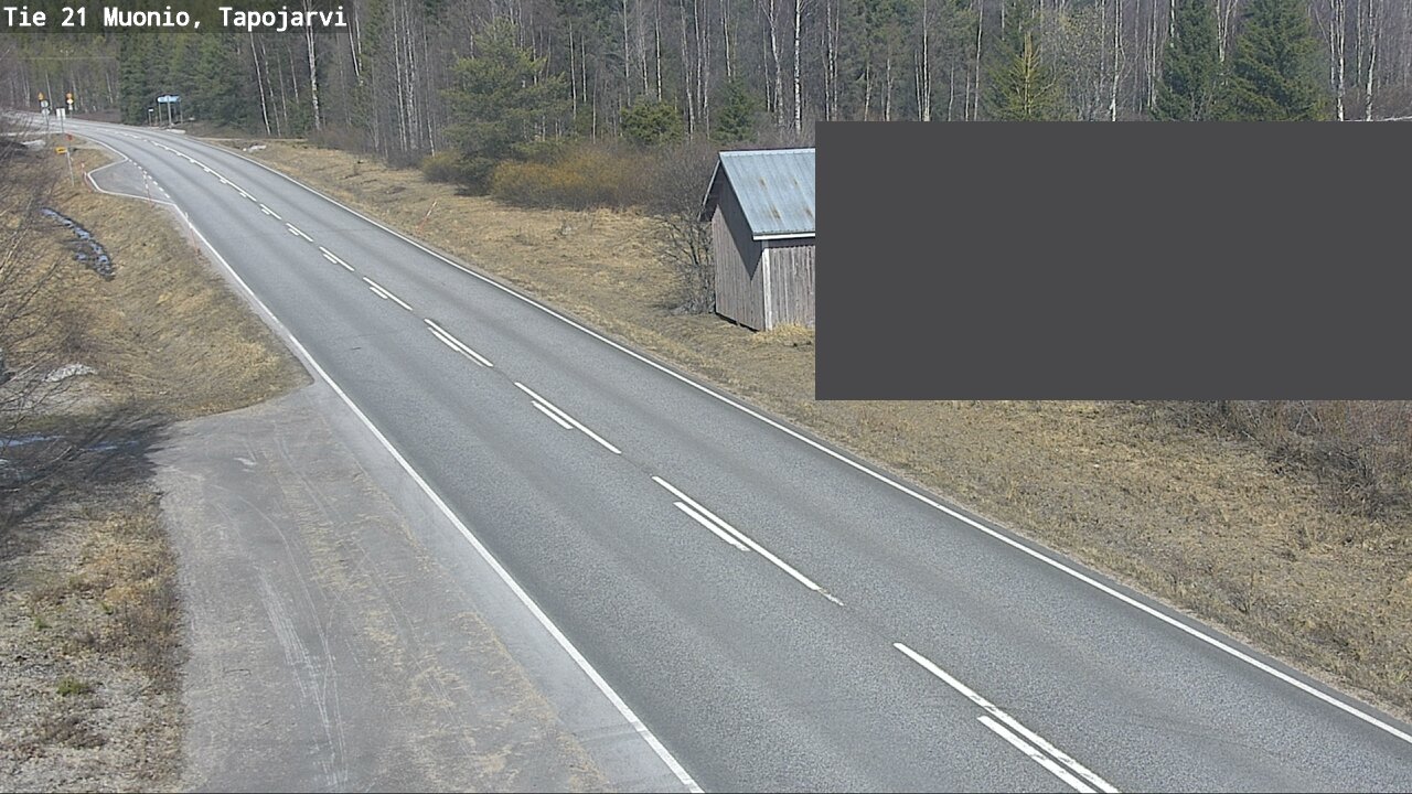 Kelikamerat Kuva Tie 21 Muonio, Tapojärvi, Muonio, Lappi