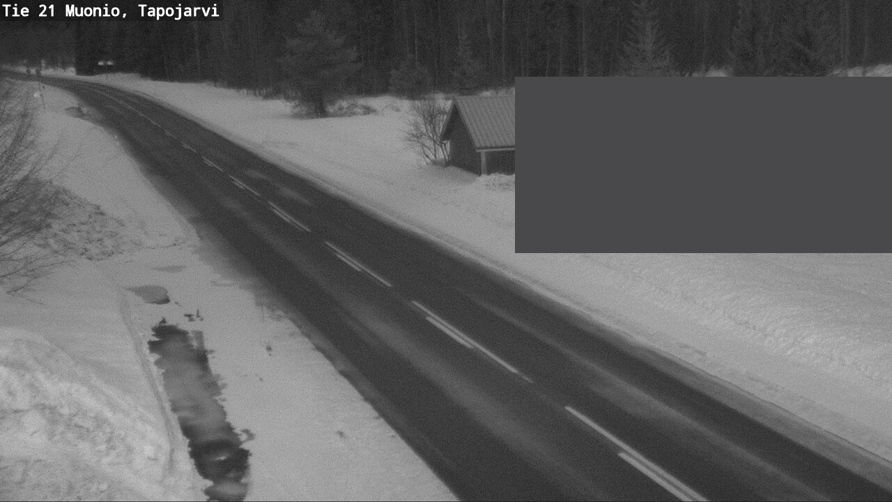 Kelikamerat Kuva Tie 21 Muonio, Tapojärvi, Muonio, Lappi