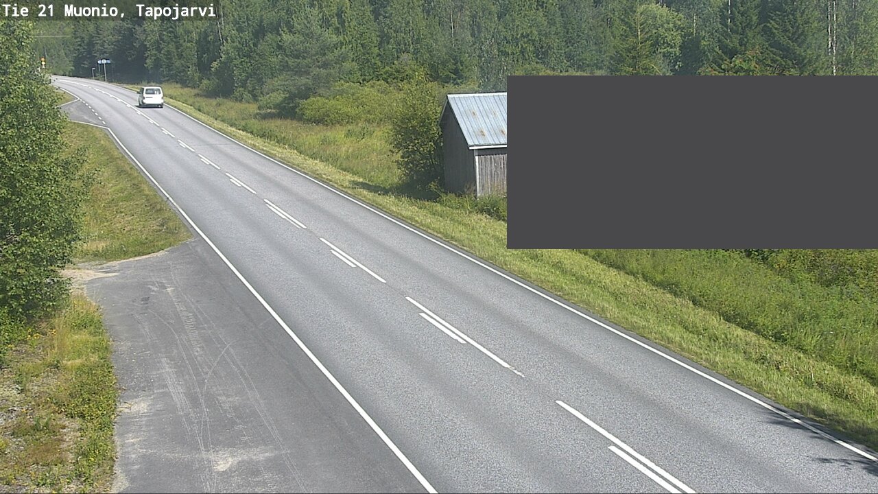 Weather Camera Image Road 21 Muonio, Tapojärvi, Muonio, Lappi