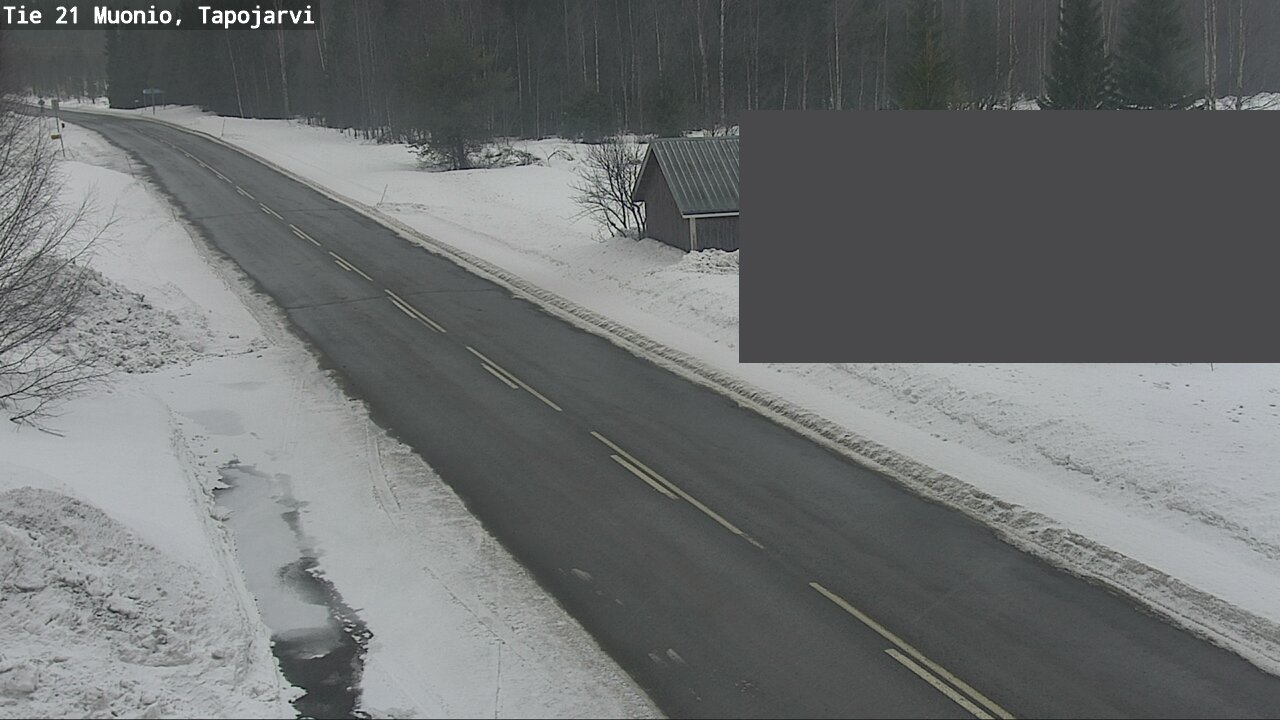 Weather Camera Image Road 21 Muonio, Tapojärvi, Muonio, Lappi