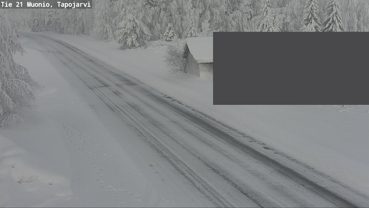 Kelikamerat Kuva Tie 21 Muonio, Tapojärvi, Muonio, Lappi