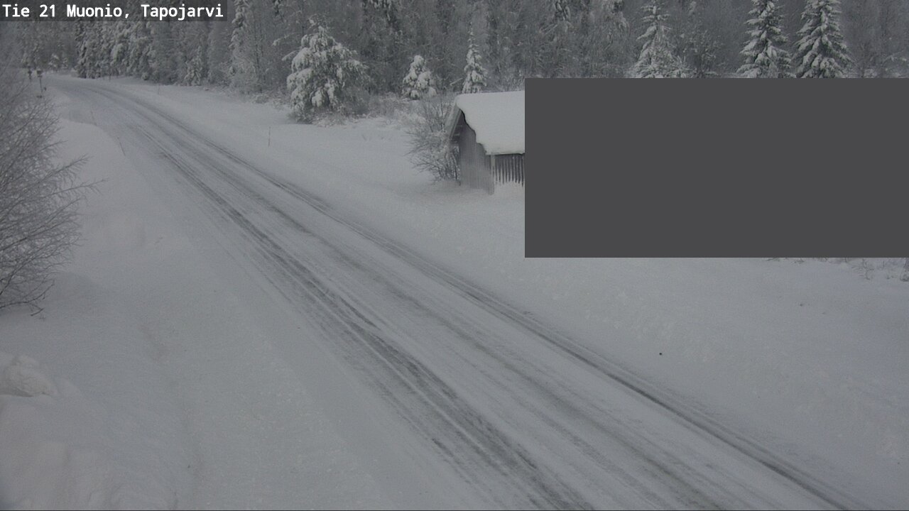 Weather Camera Image Road 21 Muonio, Tapojärvi, Muonio, Lappi