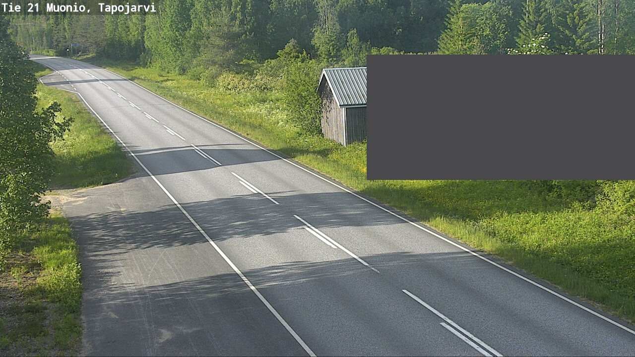 Kelikamerat Kuva Tie 21 Muonio, Tapojärvi, Muonio, Lappi