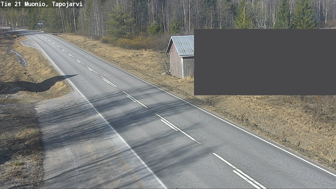 Kelikamerat Kuva Tie 21 Muonio, Tapojärvi, Muonio, Lappi