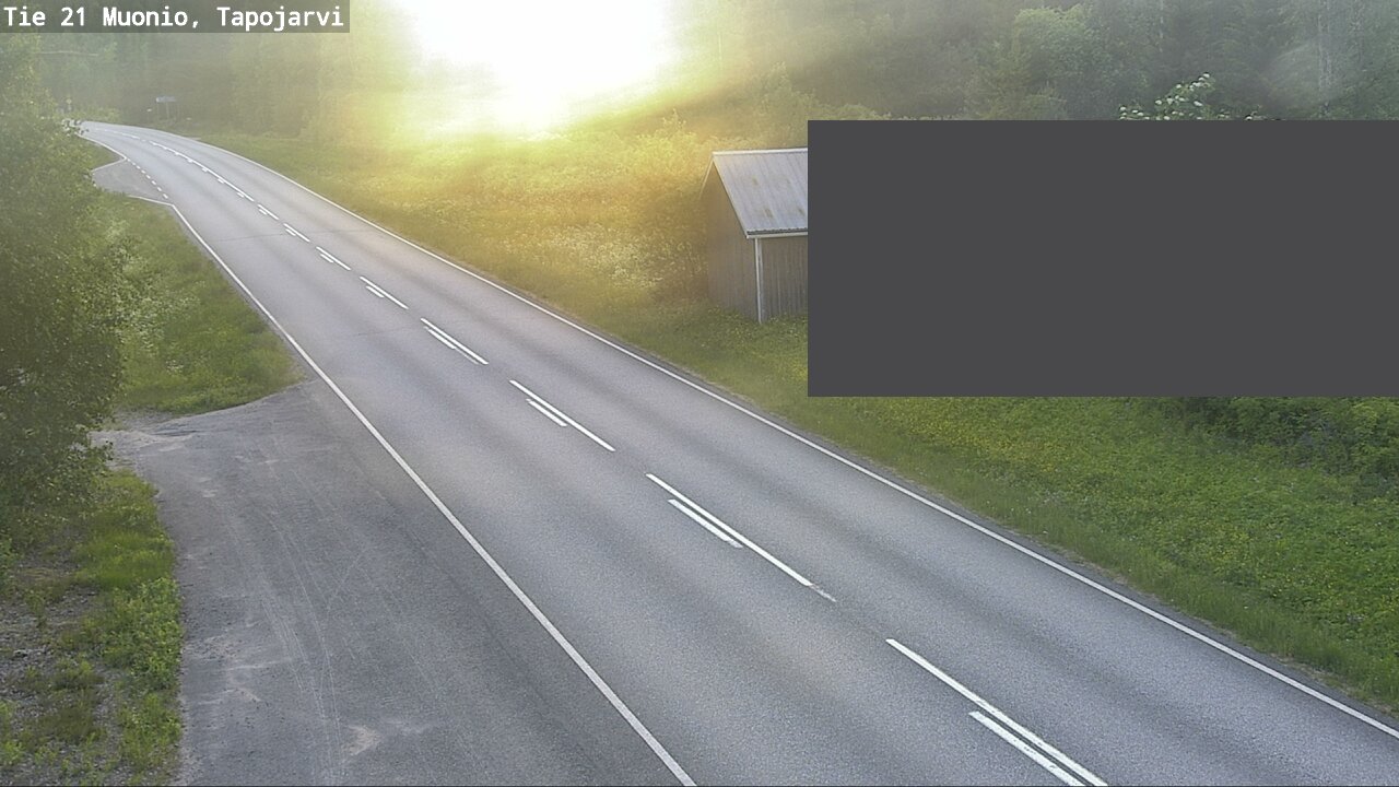 Kelikamerat Kuva Tie 21 Muonio, Tapojärvi, Muonio, Lappi