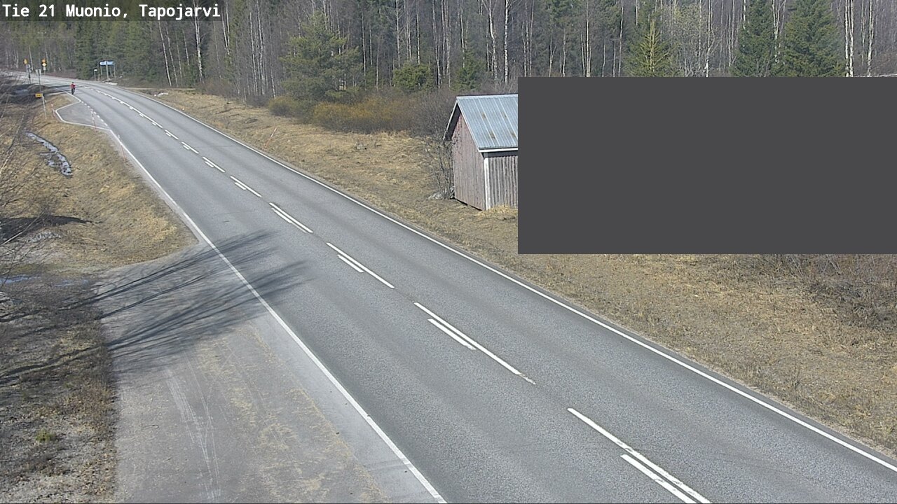 Kelikamerat Kuva Tie 21 Muonio, Tapojärvi, Muonio, Lappi