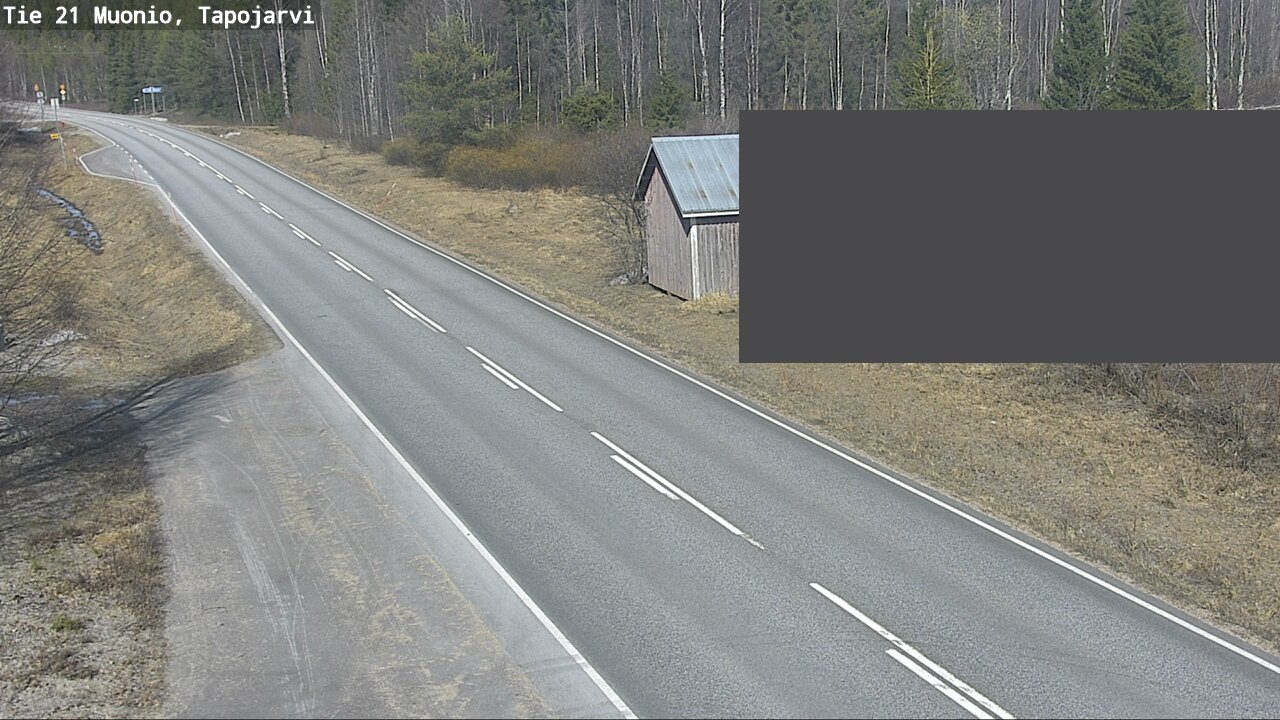 Kelikamerat Kuva Tie 21 Muonio, Tapojärvi, Muonio, Lappi