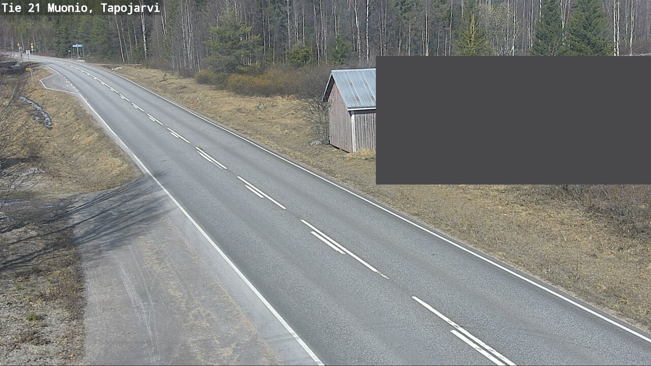Kelikamerat Kuva Tie 21 Muonio, Tapojärvi, Muonio, Lappi