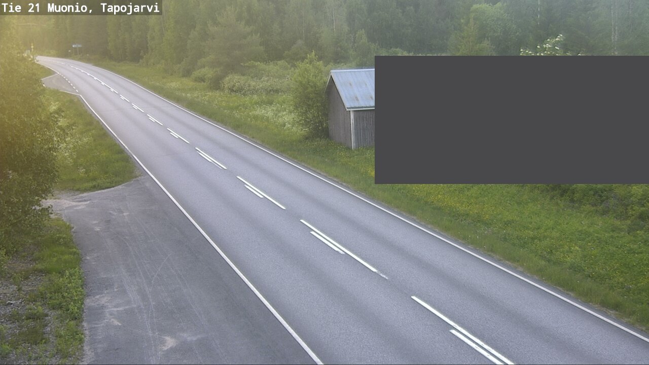 Kelikamerat Kuva Tie 21 Muonio, Tapojärvi, Muonio, Lappi