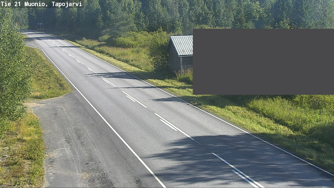 Weather Camera Image Road 21 Muonio, Tapojärvi, Muonio, Lappi