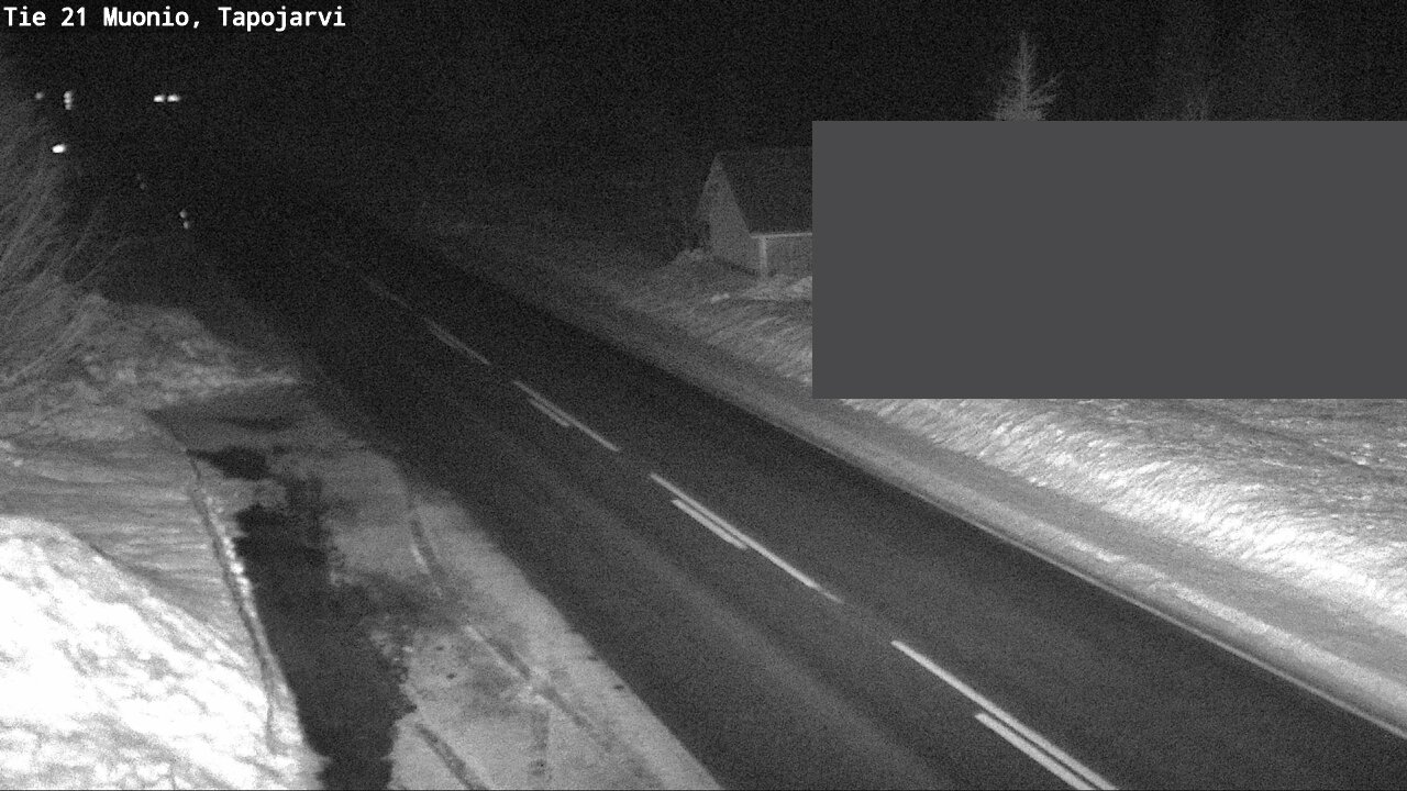 Weather Camera Image Väg 21 Muonio, Tapojärvi, Muonio, Lappi