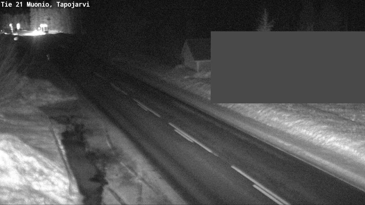 Weather Camera Image Väg 21 Muonio, Tapojärvi, Muonio, Lappi