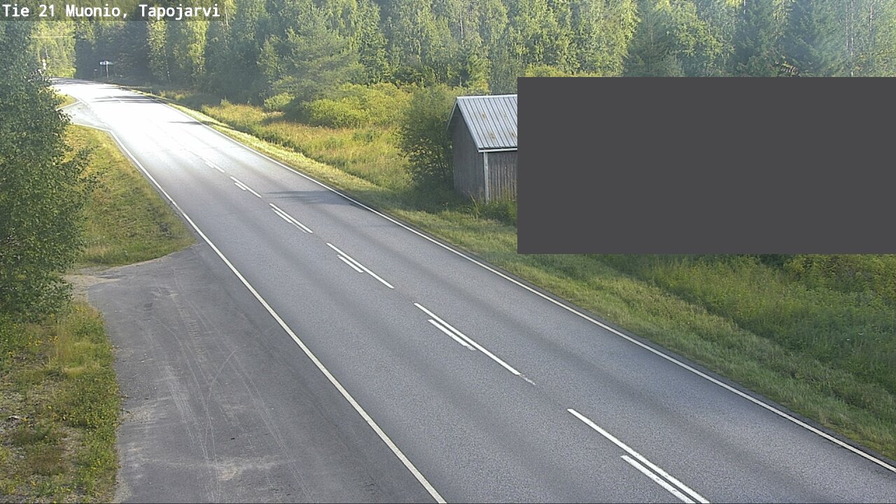 Weather Camera Image Road 21 Muonio, Tapojärvi, Muonio, Lappi
