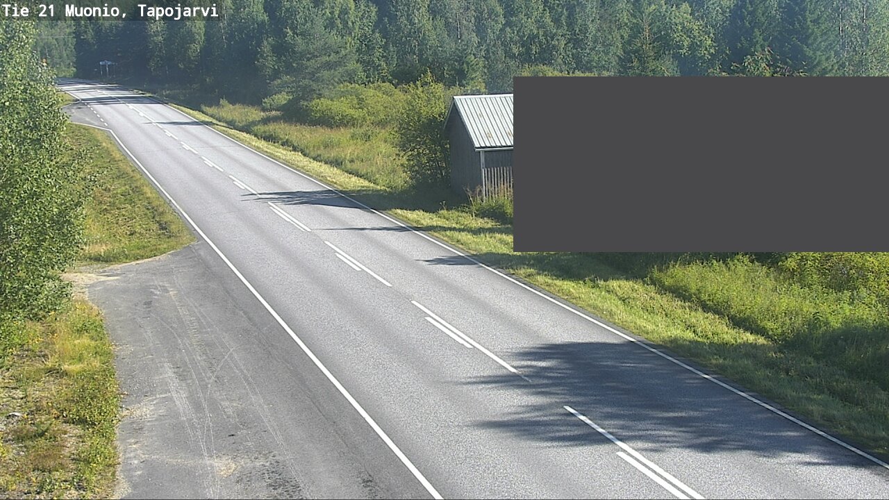 Weather Camera Image Road 21 Muonio, Tapojärvi, Muonio, Lappi