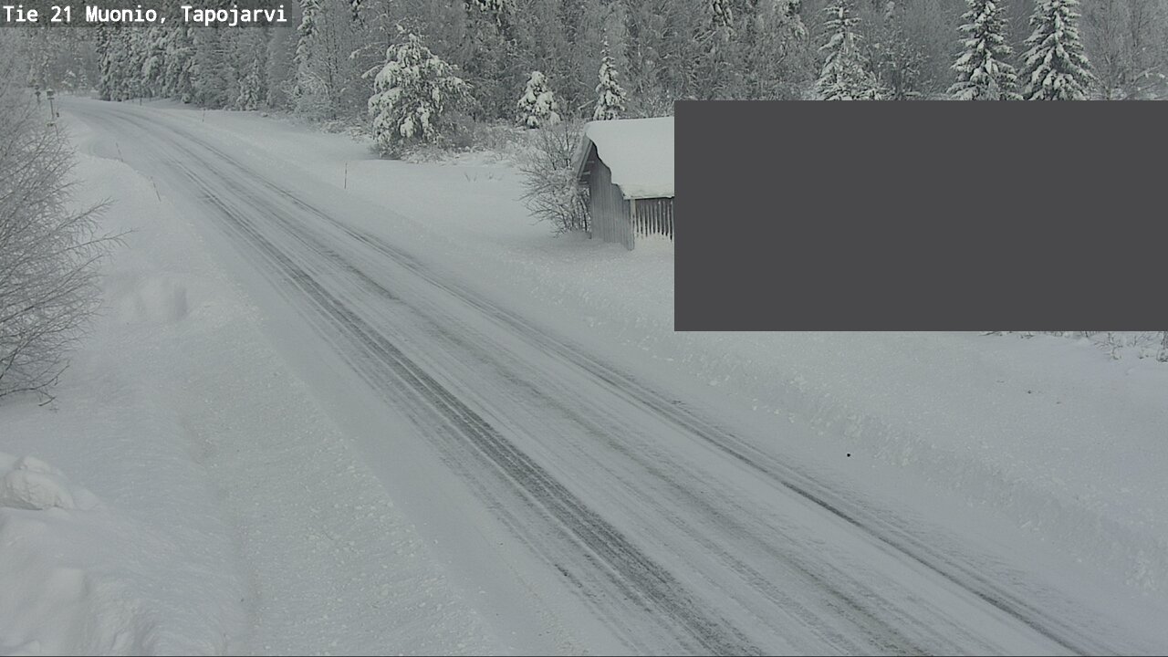 Weather Camera Image Väg 21 Muonio, Tapojärvi, Muonio, Lappi