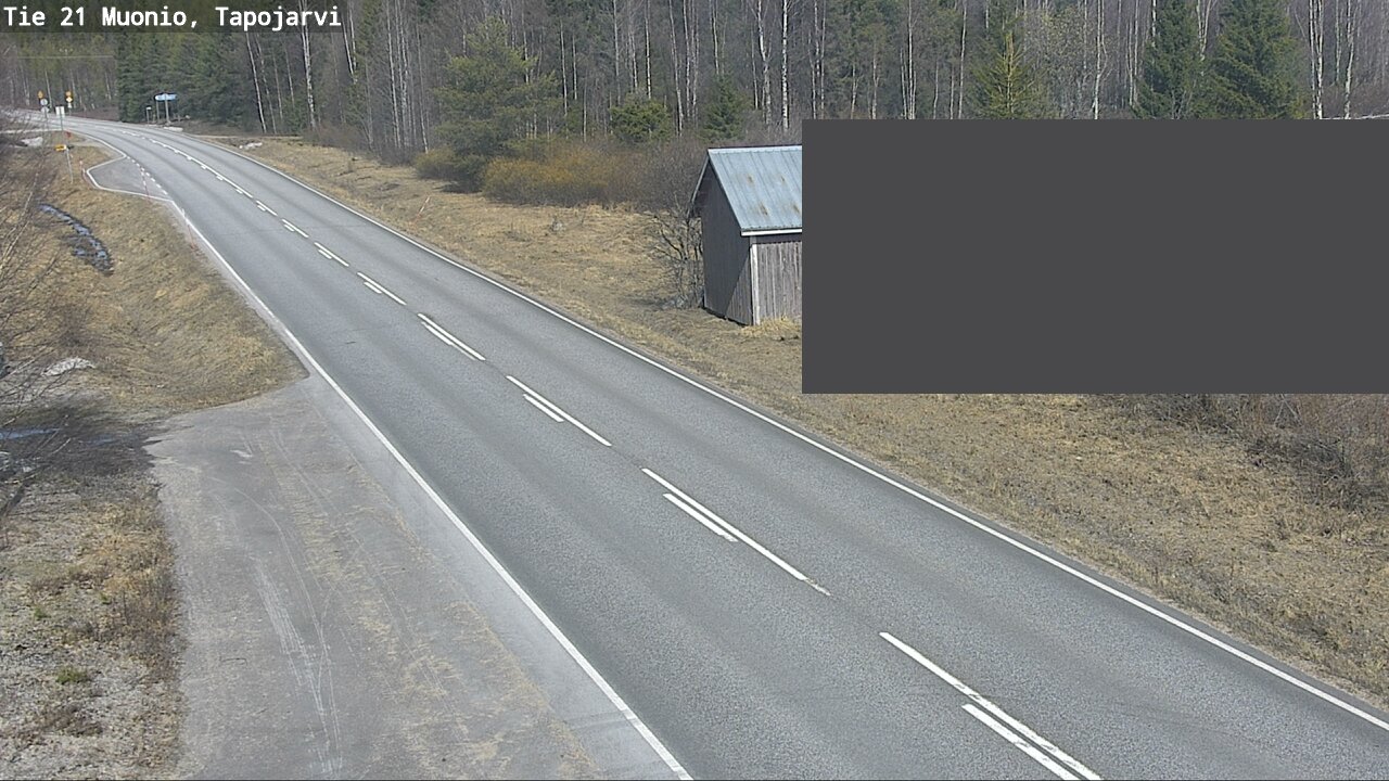 Kelikamerat Kuva Tie 21 Muonio, Tapojärvi, Muonio, Lappi