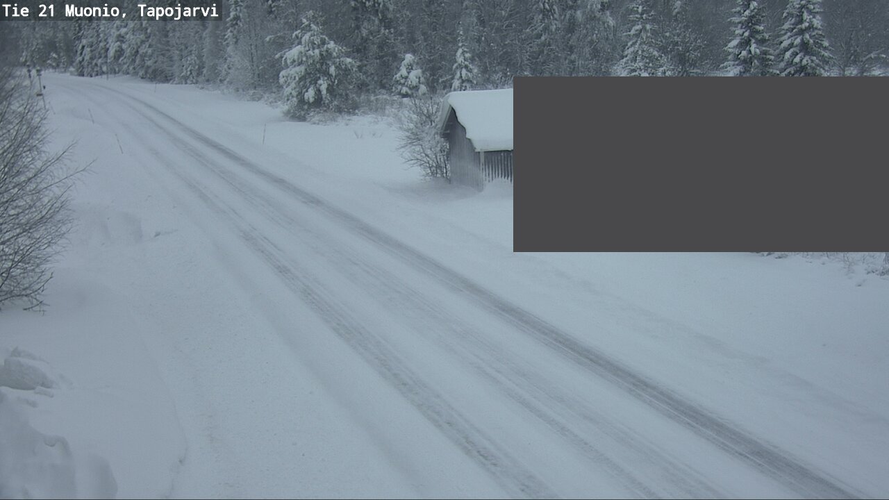 Kelikamerat Kuva Tie 21 Muonio, Tapojärvi, Muonio, Lappi