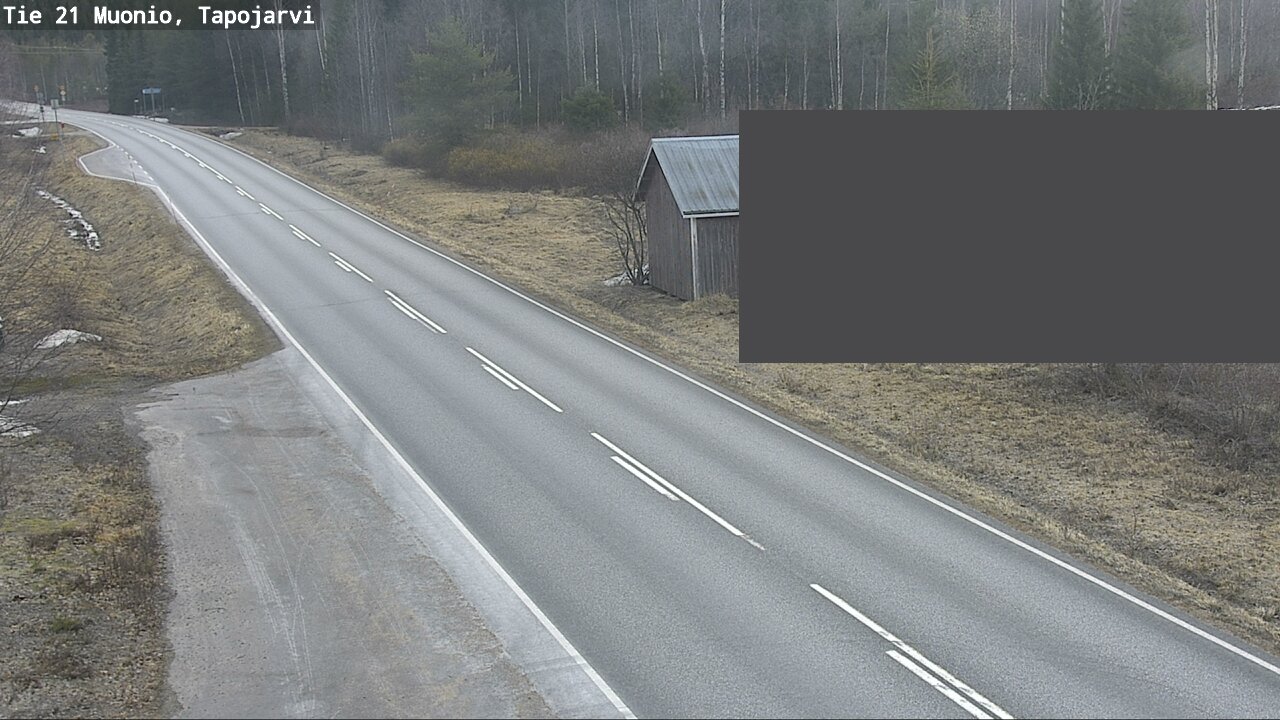 Kelikamerat Kuva Tie 21 Muonio, Tapojärvi, Muonio, Lappi