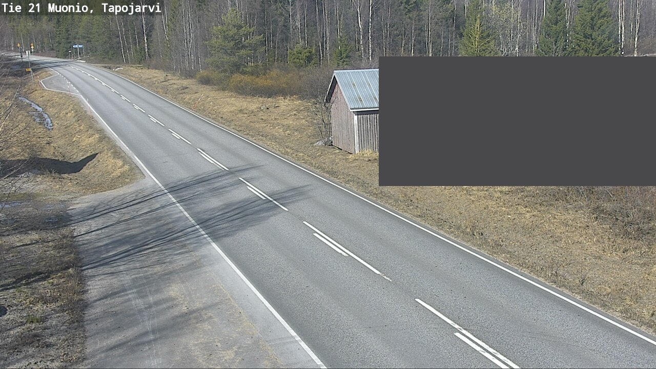 Kelikamerat Kuva Tie 21 Muonio, Tapojärvi, Muonio, Lappi
