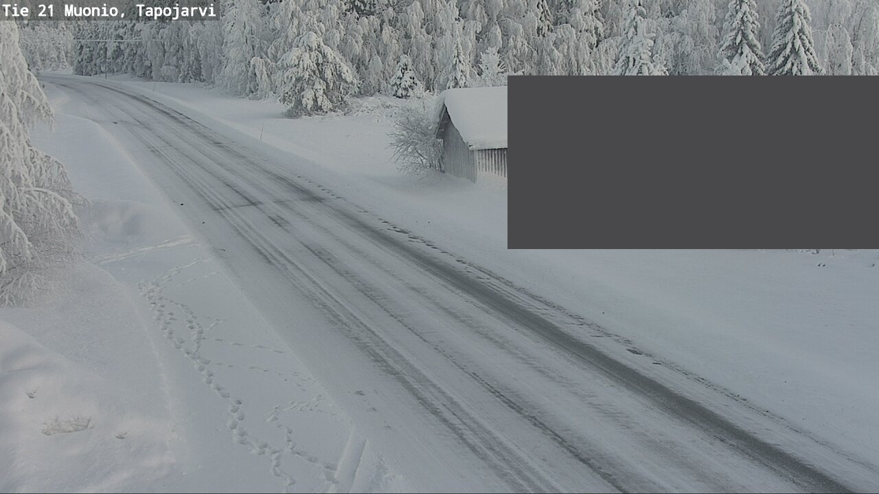 Kelikamerat Kuva Tie 21 Muonio, Tapojärvi, Muonio, Lappi