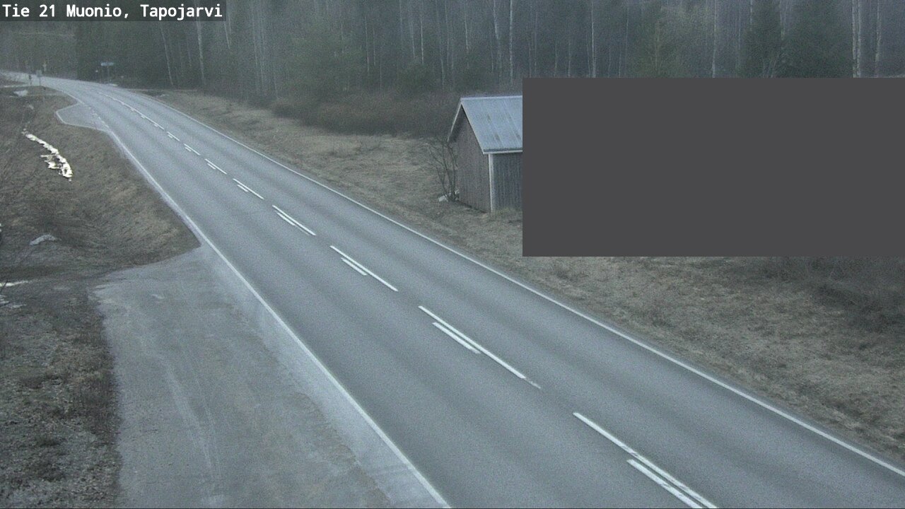 Kelikamerat Kuva Tie 21 Muonio, Tapojärvi, Muonio, Lappi